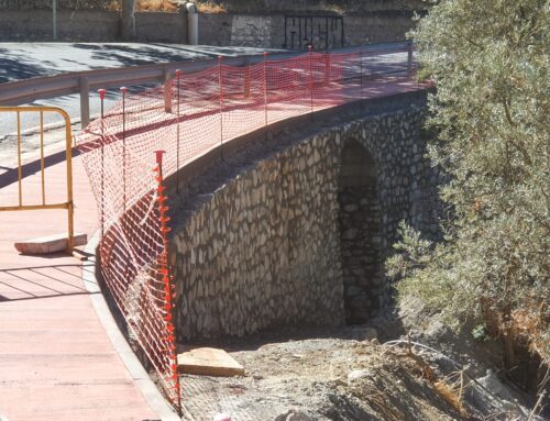 Así evolucionan las obras del futuro paseo biosaludable de Lanjarón