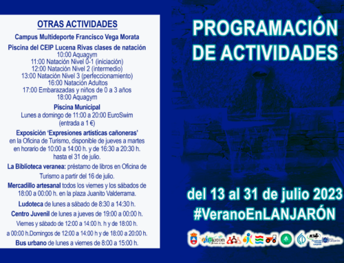 Presentada la programación de actividades para el mes de julio