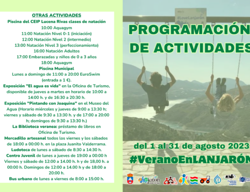 Presentada la programación de actividades para el mes de agosto
