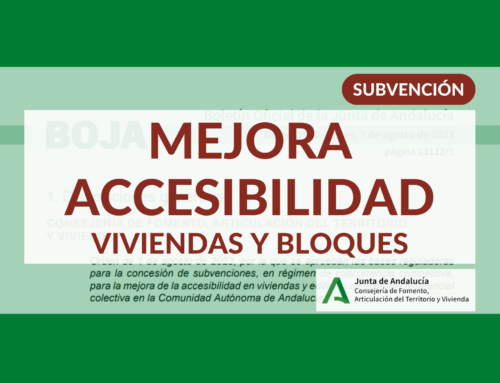 (ACTUALIZACIÓN) La Junta convoca nueva líneas de ayudas para mejorar la accesibilidad a viviendas y edificios residenciales