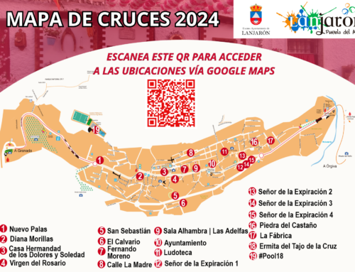 Consulta el mapa para visitar las cruces de 2024 de Lanjarón