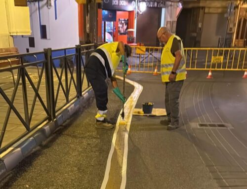 Lanjarón intensifica los trabajos de limpieza y embellecimiento urbano de cara a las Fiestas del Agua