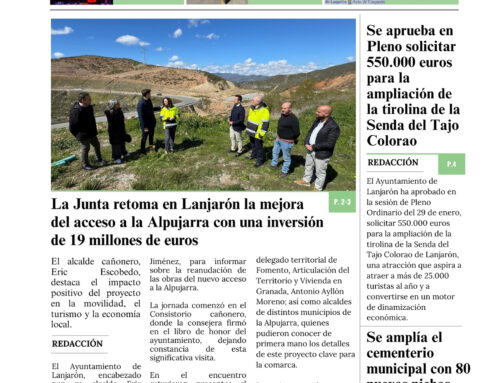Disponible el número 54 del periódico local ‘Lanjarón’