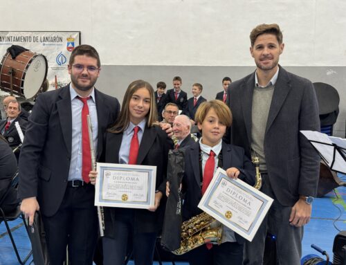 Las bandas de Lanjarón, Níjar y San Indalecio se reúnen para ofrecer un concierto con motivo del Día de Santa Cecilia