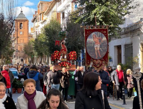 Lanjarón se vuelca con su patrón en la procesión de San Sebastián