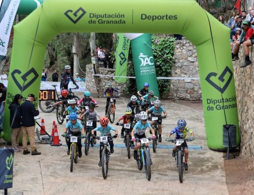 Lanjarón reúne a un centenar de ciclistas en el II Rally Escuelas BTT del Parque del Salado