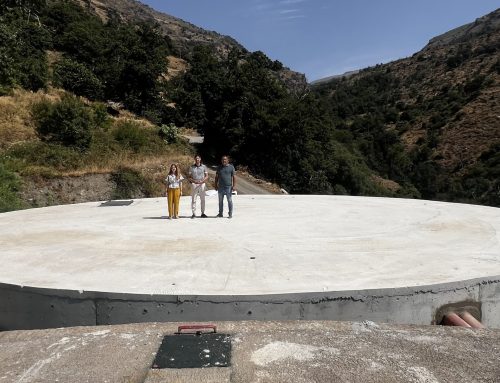 Lanjarón refuerza su abastecimiento de agua con un nuevo depósito de más de un millón de litros