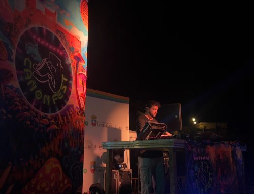 El Cañón Fest llena de música electrónica el entorno del Castillo de Lanjarón